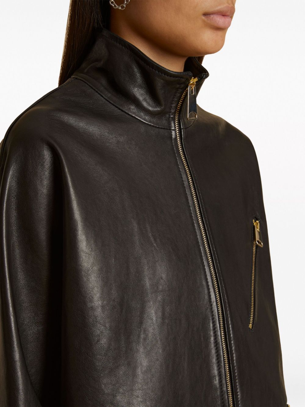 La veste en cuir Astor Premium - Pour femme