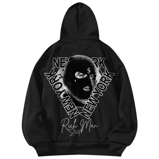 'New York' Black Unisex Hoodie