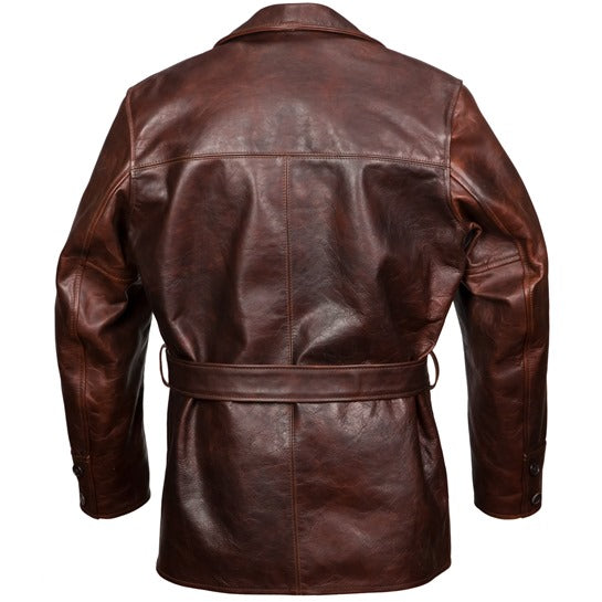 Back view of Barnstormer Leather Jacket