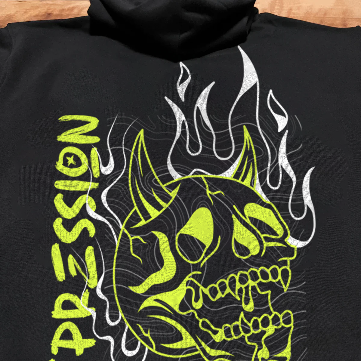 'Depression' Black Hoodie Unisex