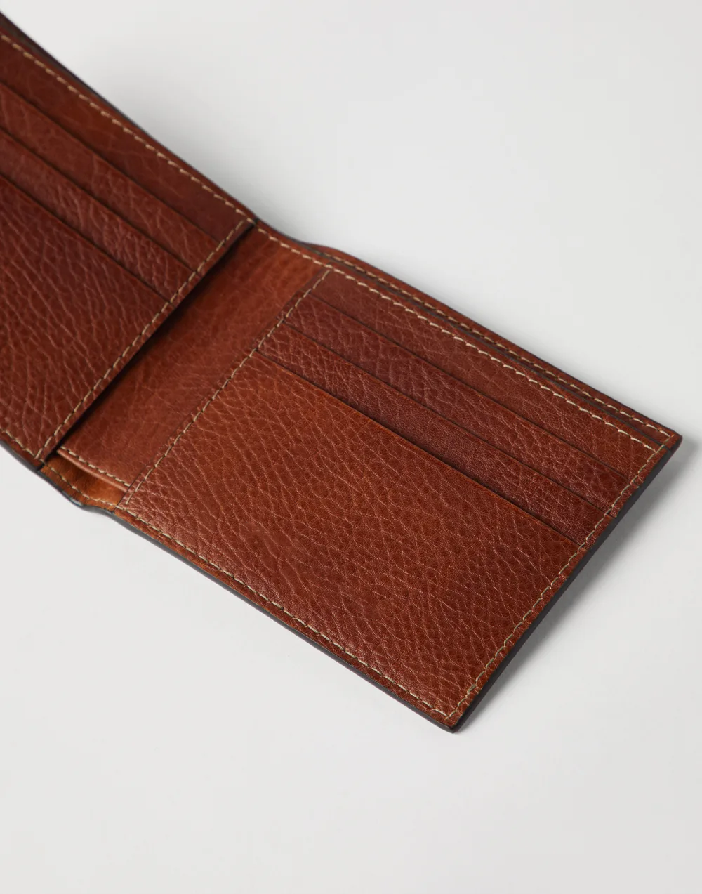 Grained Cow Leather Wallet