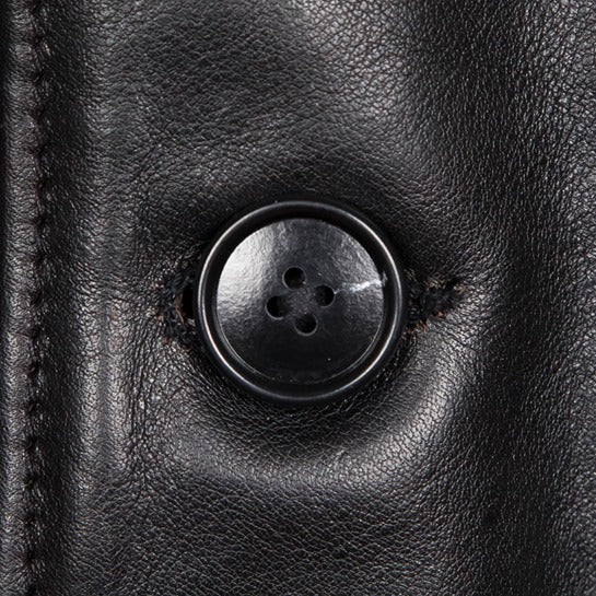 button close-up view 