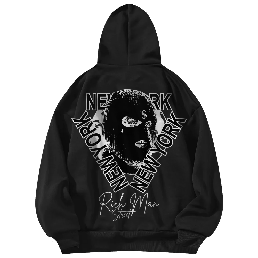 'New York' Black Unisex Hoodie
