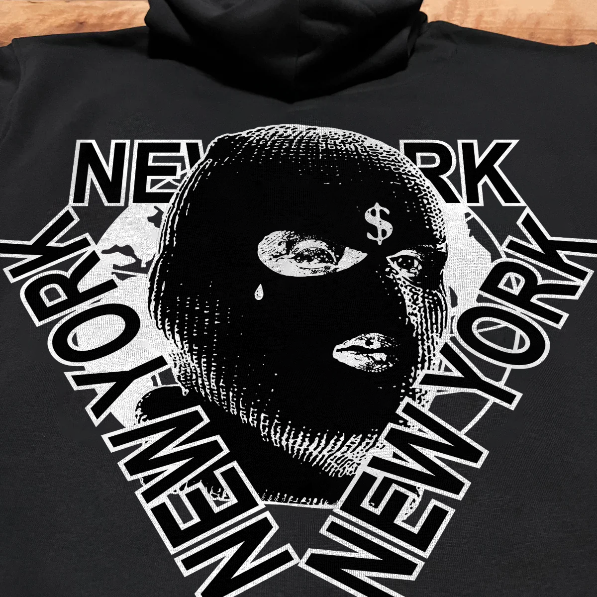 'New York' Black Unisex Hoodie