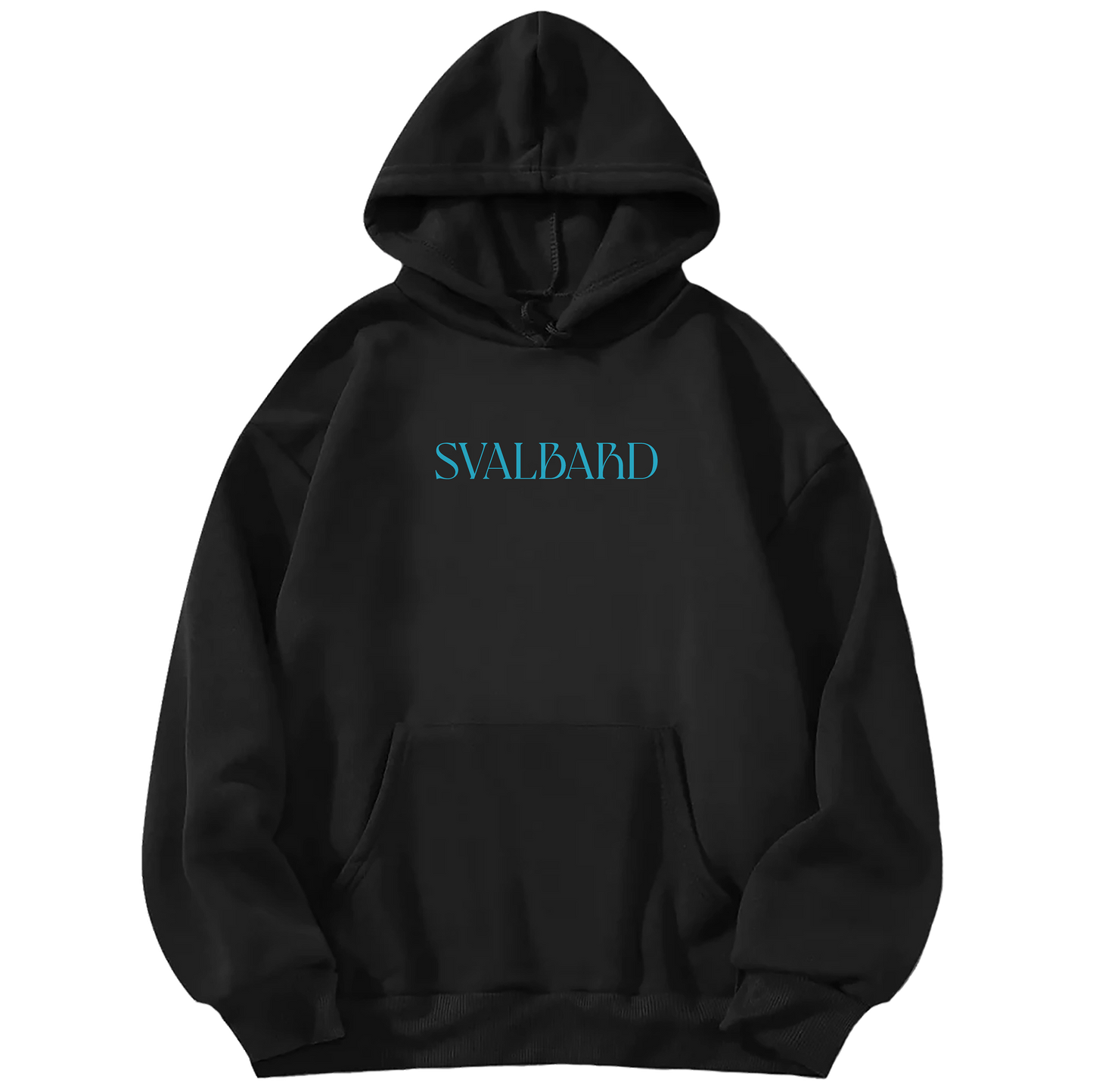 'Svalbard Frozen Frontier' Black Unisex Hoodie