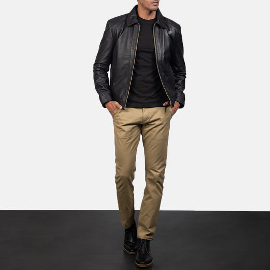 Veste en cuir Inferno – Pour homme