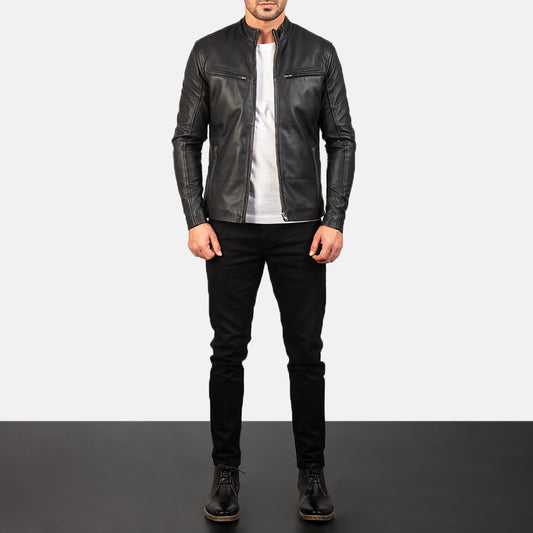 Veste en cuir Ionic - Pour homme