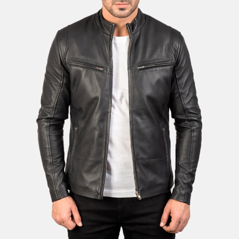 Ionic Leather Jacket - For Men