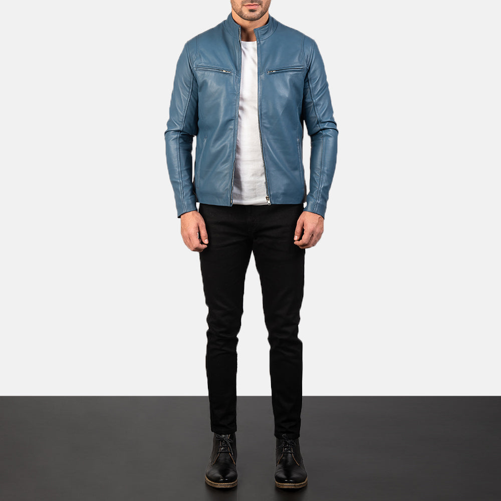 Ionic Leather Jacket - For Men