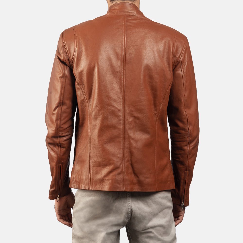 Ionic Leather Jacket - For Men