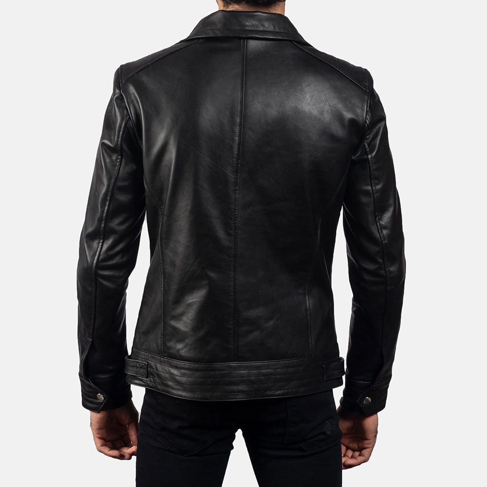 Legacy Leather Biker Jacket - For Men