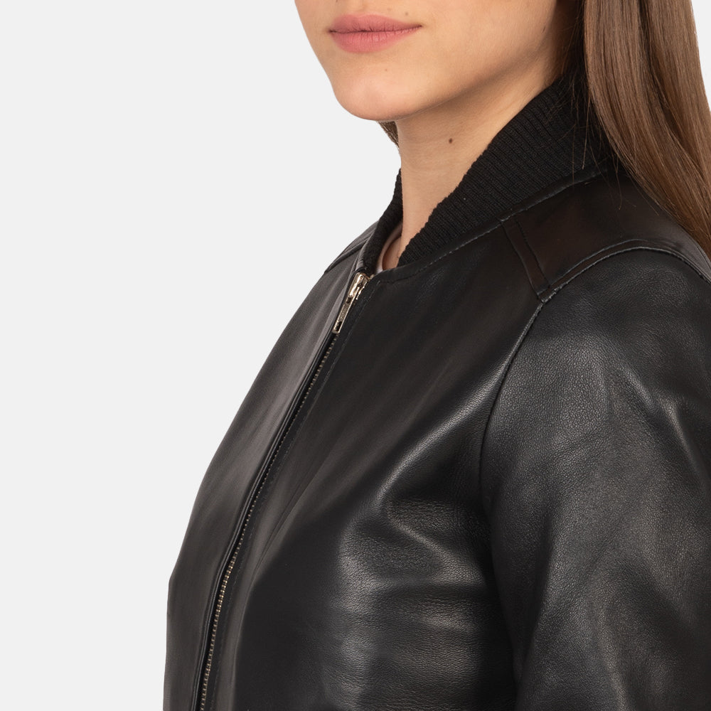 Close-up of the shoulder area on the jacket