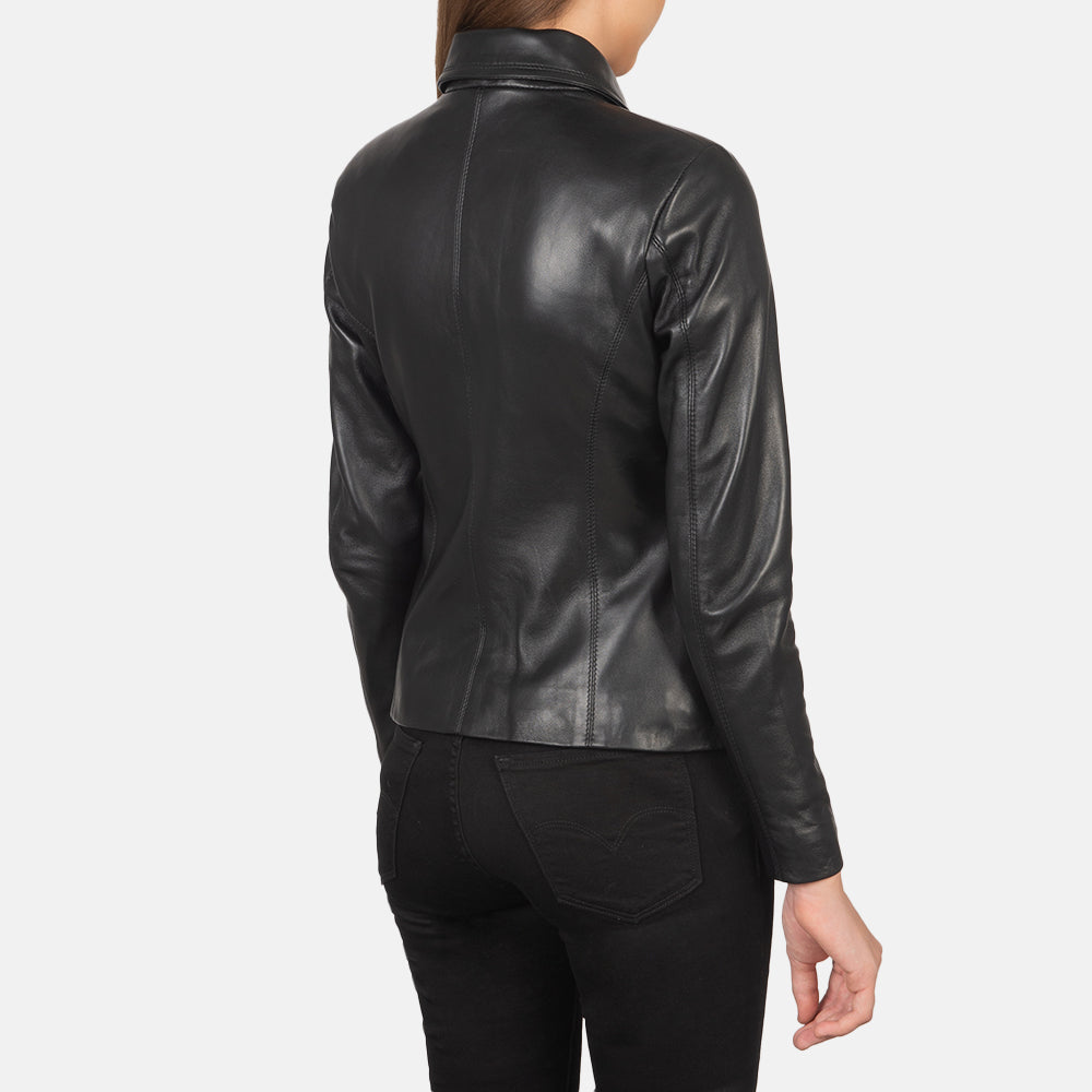 Colette Leather Jacket - For Women