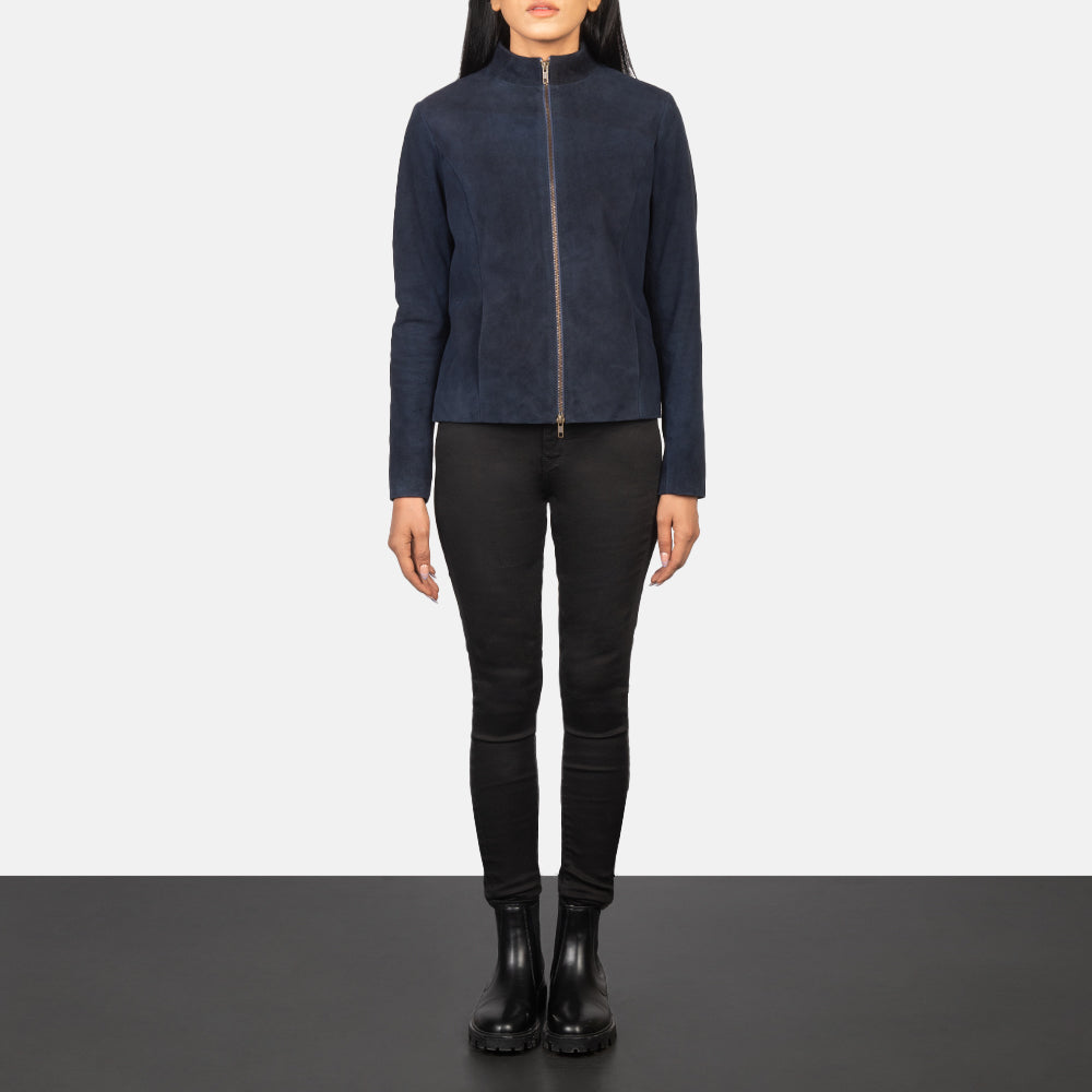 Rumella Suede Biker Jacket - For Women