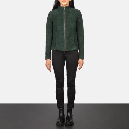 Rumella Suede Biker Jacket - For Women