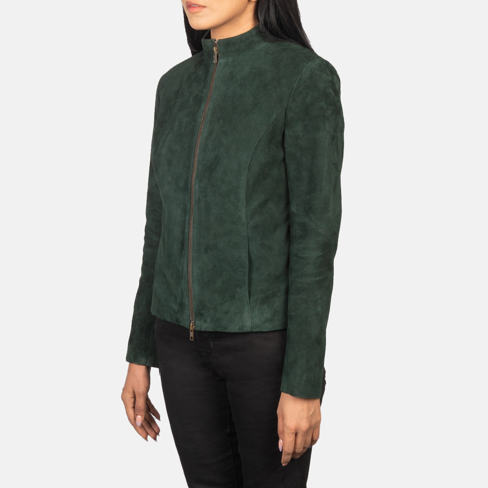 Rumella Suede Biker Jacket - For Women