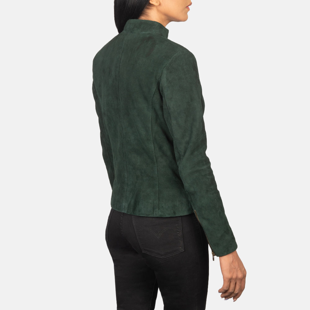Rumella Suede Biker Jacket - For Women