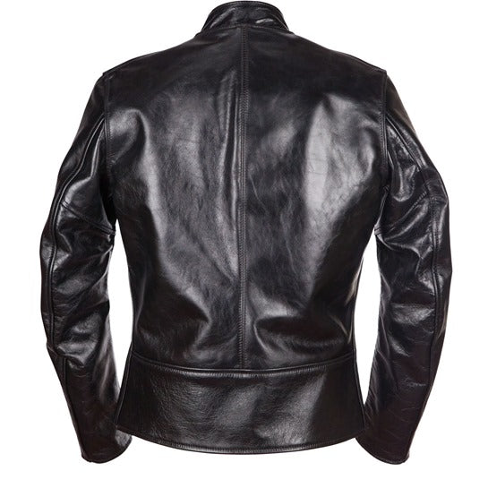 back view of the biker jacket 